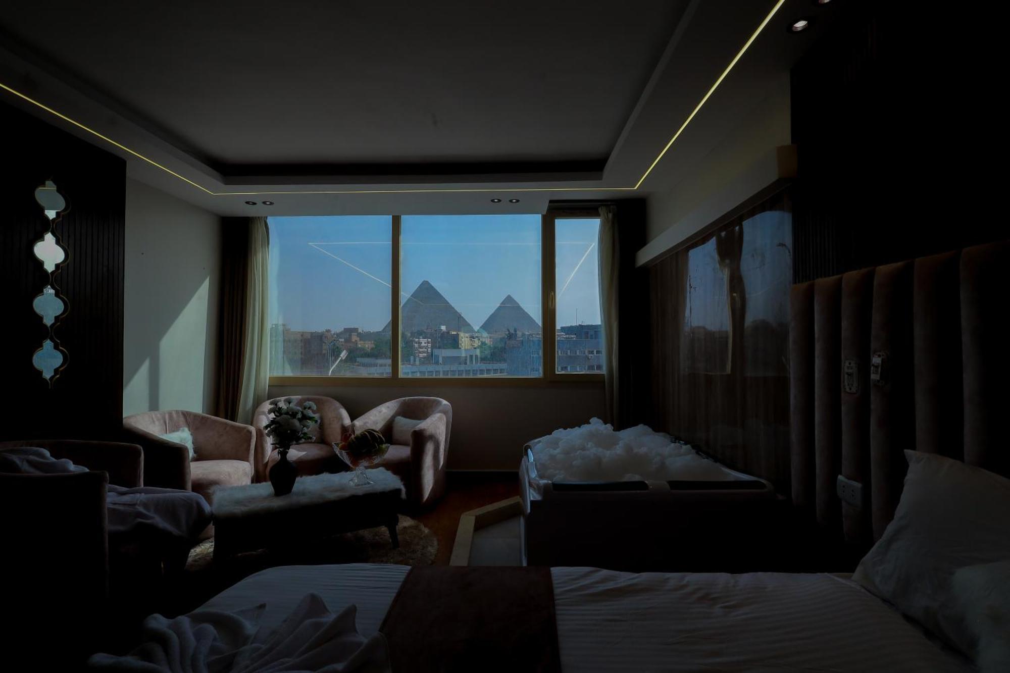 The Muse Pyramids Inn Kafret el-Gabal Esterno foto