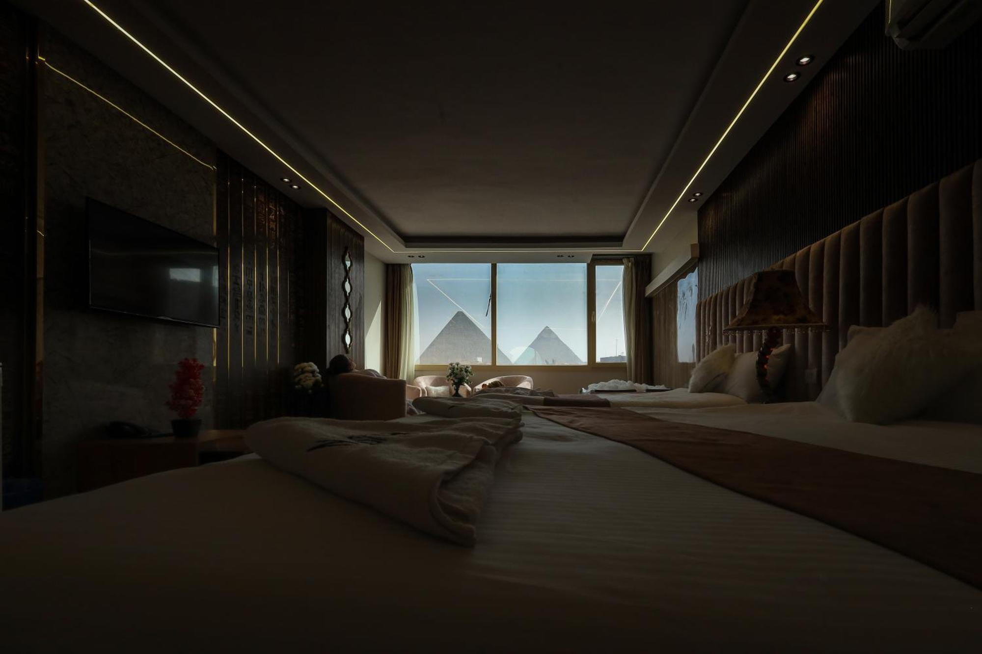 The Muse Pyramids Inn Kafret el-Gabal Esterno foto