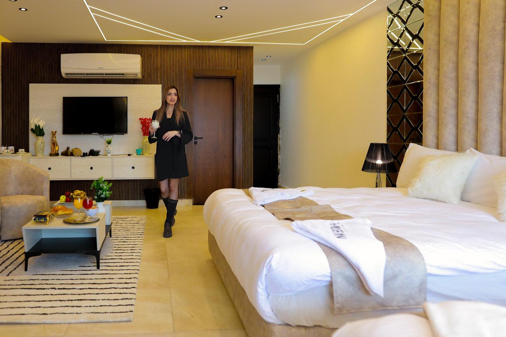 The Muse Pyramids Inn Kafret el-Gabal Esterno foto